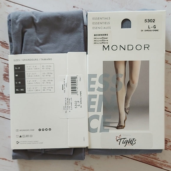 Opaque Microfiber Tights - Picture 3 of 4